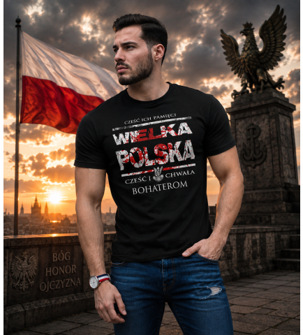 KOSZULKA WIELKA POLSKA CZEŚĆ I CHWAŁA